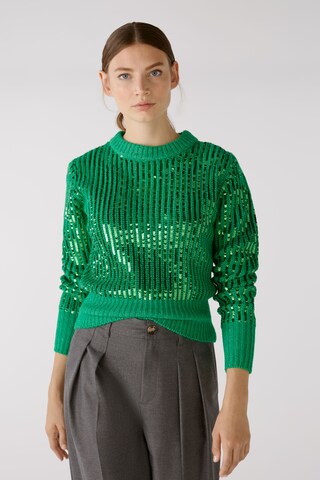 Pull-over OUI en vert : devant