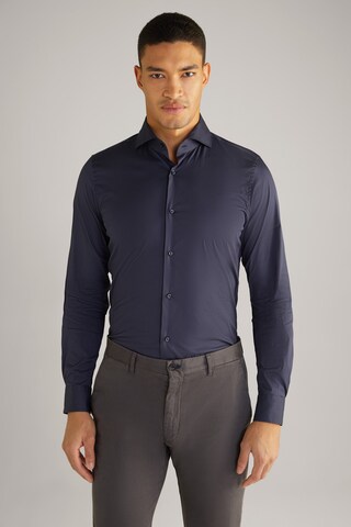 Coupe slim Chemise ' Ernest ' JOOP! en bleu : devant