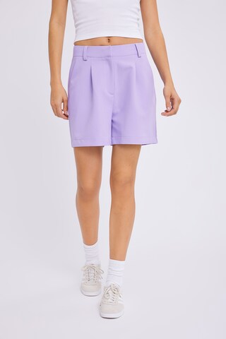 Envii Regular Pleat-front trousers 'Milan' in Purple