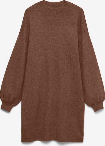 VERO MODA Трикотажное платье 'VMNANCY' в Коричневый: спереди
