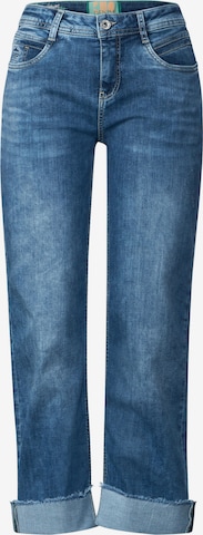 STREET ONE Regular Jeans in Blauw: voorkant