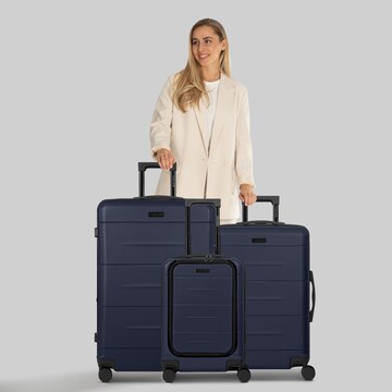 POLICE Suitcase set in Blue