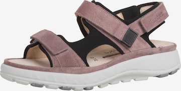 Sandales de randonnée Ganter en rose : devant