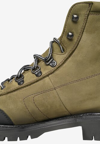 Henry Stevens Lace-Up Boots 'Barkley' in Green