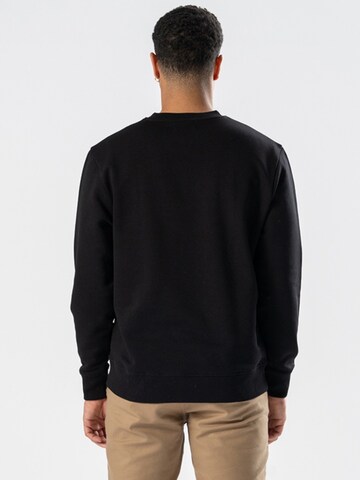 Pull-over ' Sweatshirt Crewneck ' TEESHOPPEN en noir