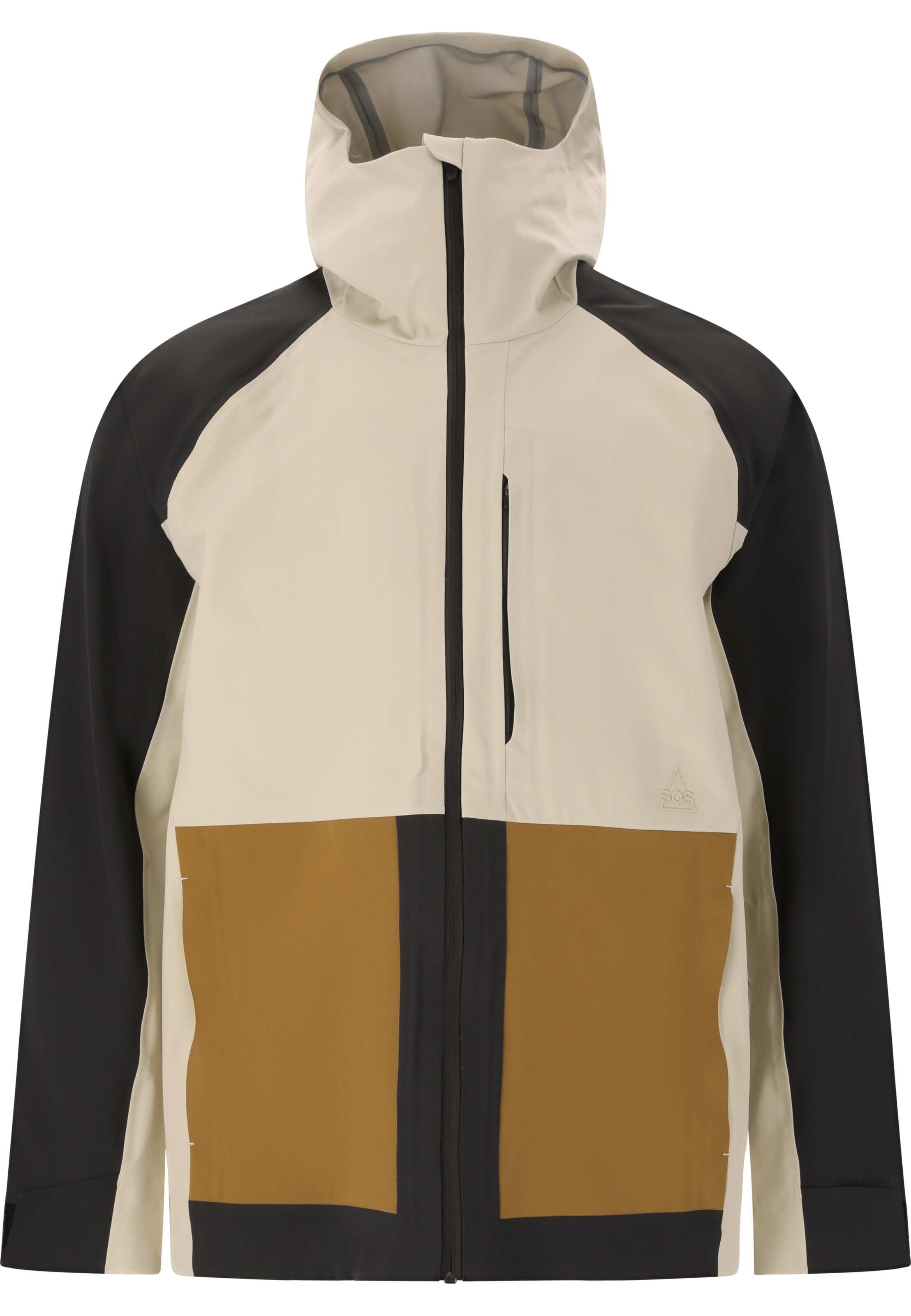 SOS Functionele jas 'Monte Rosa' in Bruin: voorkant