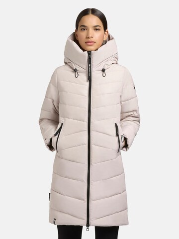 khujo Winter Coat 'Pluz-YM' in Beige: front