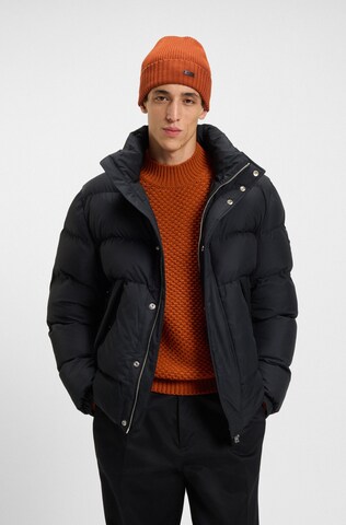 BOSS Beanie in Orange: front