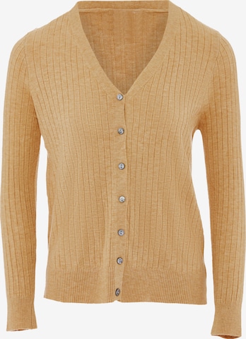 Cardigan ZITHA en beige : devant