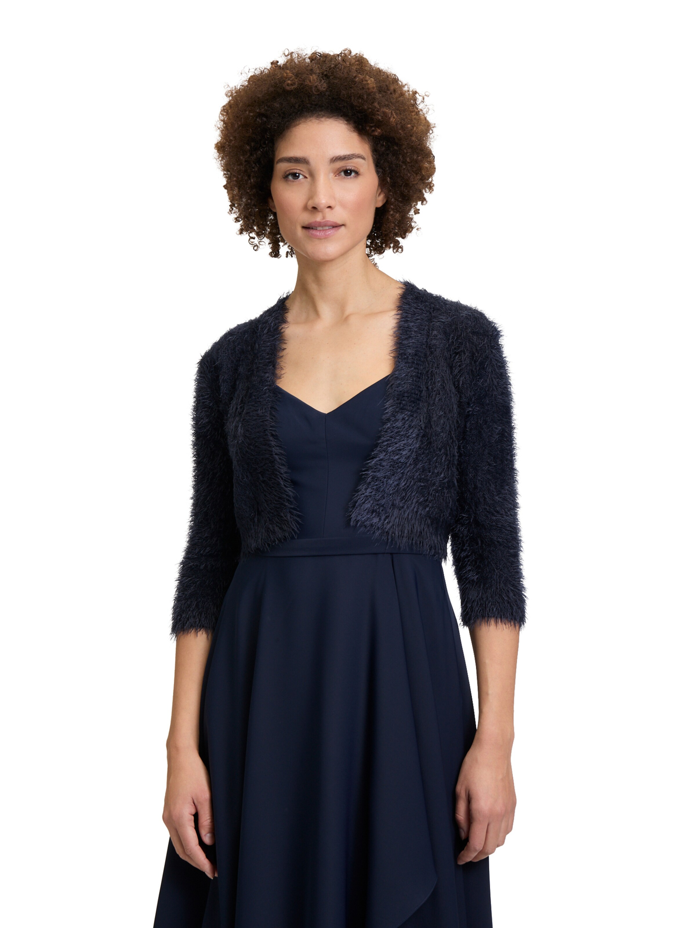 Giacchetta di Vera Mont in blu: frontale