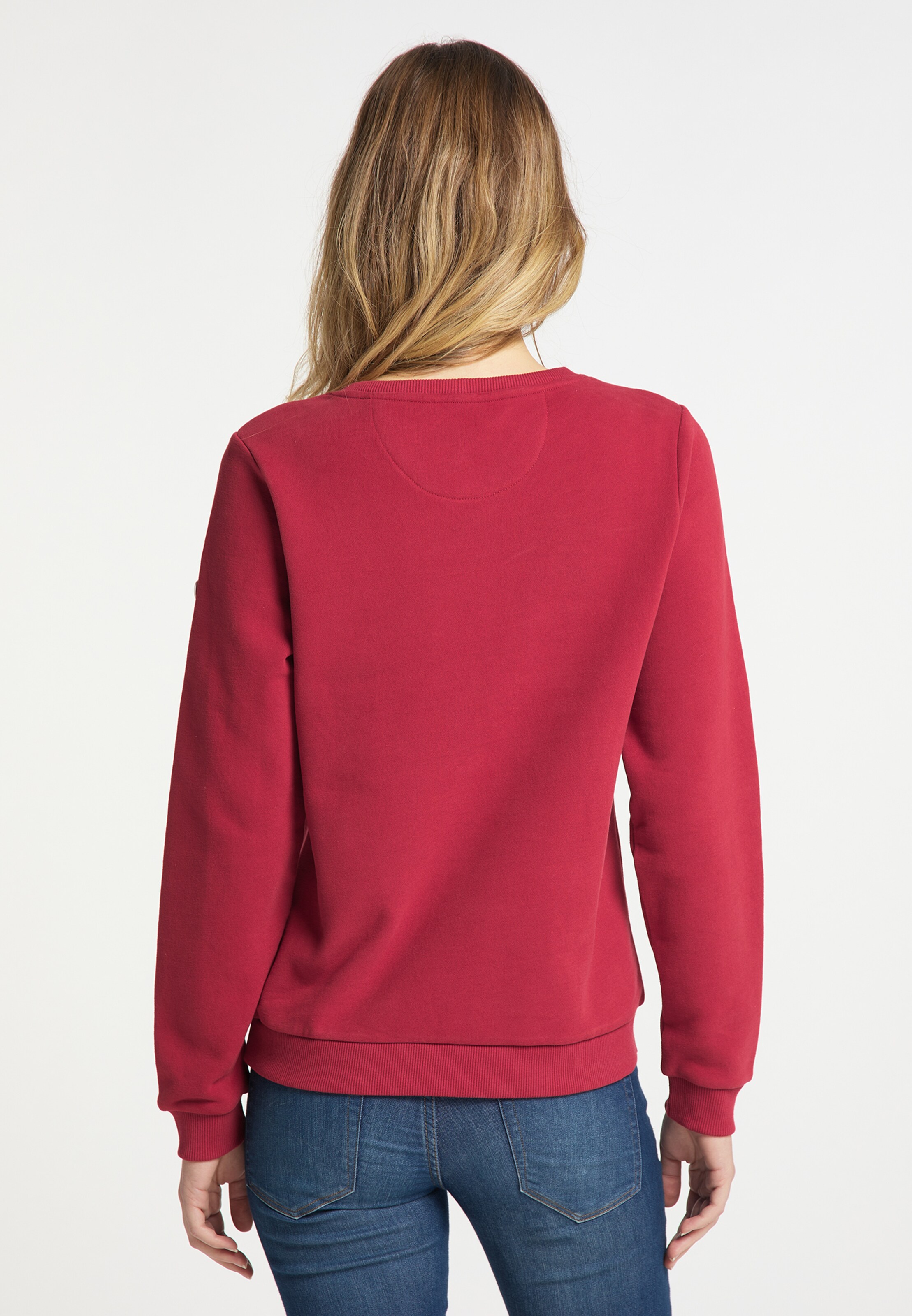 Frauen Sweat DreiMaster Maritim Sweatshirt in Rot - JV46240