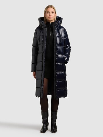 khujo Mantel 'Willa' in Blau: Vorderseite