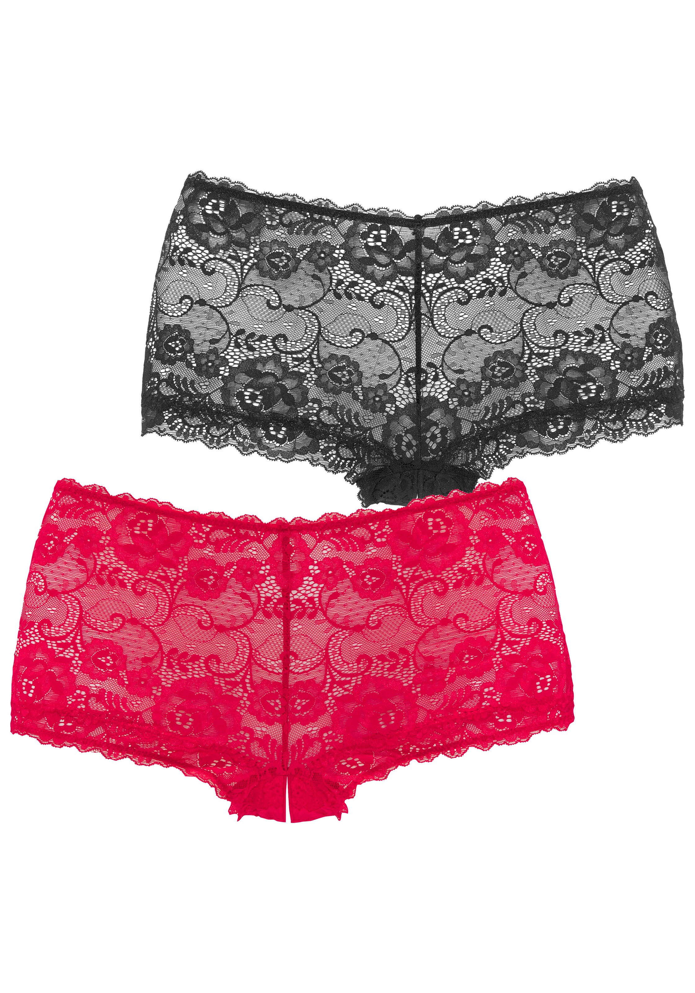 PETITE FLEUR GOLD Slip in Rot: Vorderseite