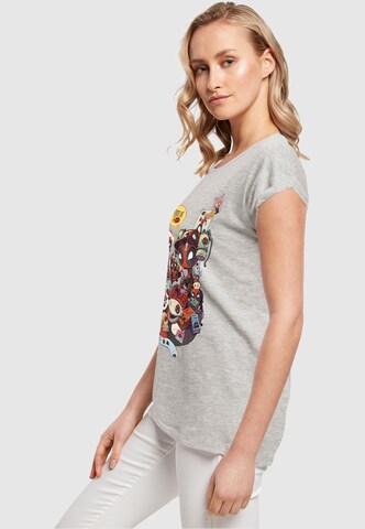 ABSOLUTE CULT T-Shirt 'Deadpool - Merchandise Royalties' in Grau