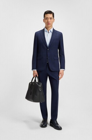 BOSS Regular Fit Hemd 'HANK' in Blau