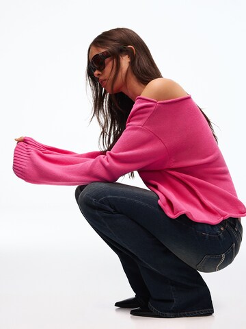 Pull-over Bershka en rose