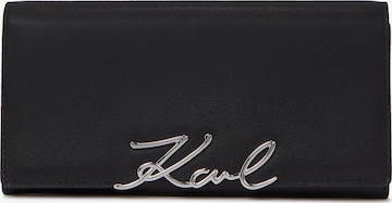 juoda Karl Lagerfeld Piniginė 'SIGNATURE': priekis
