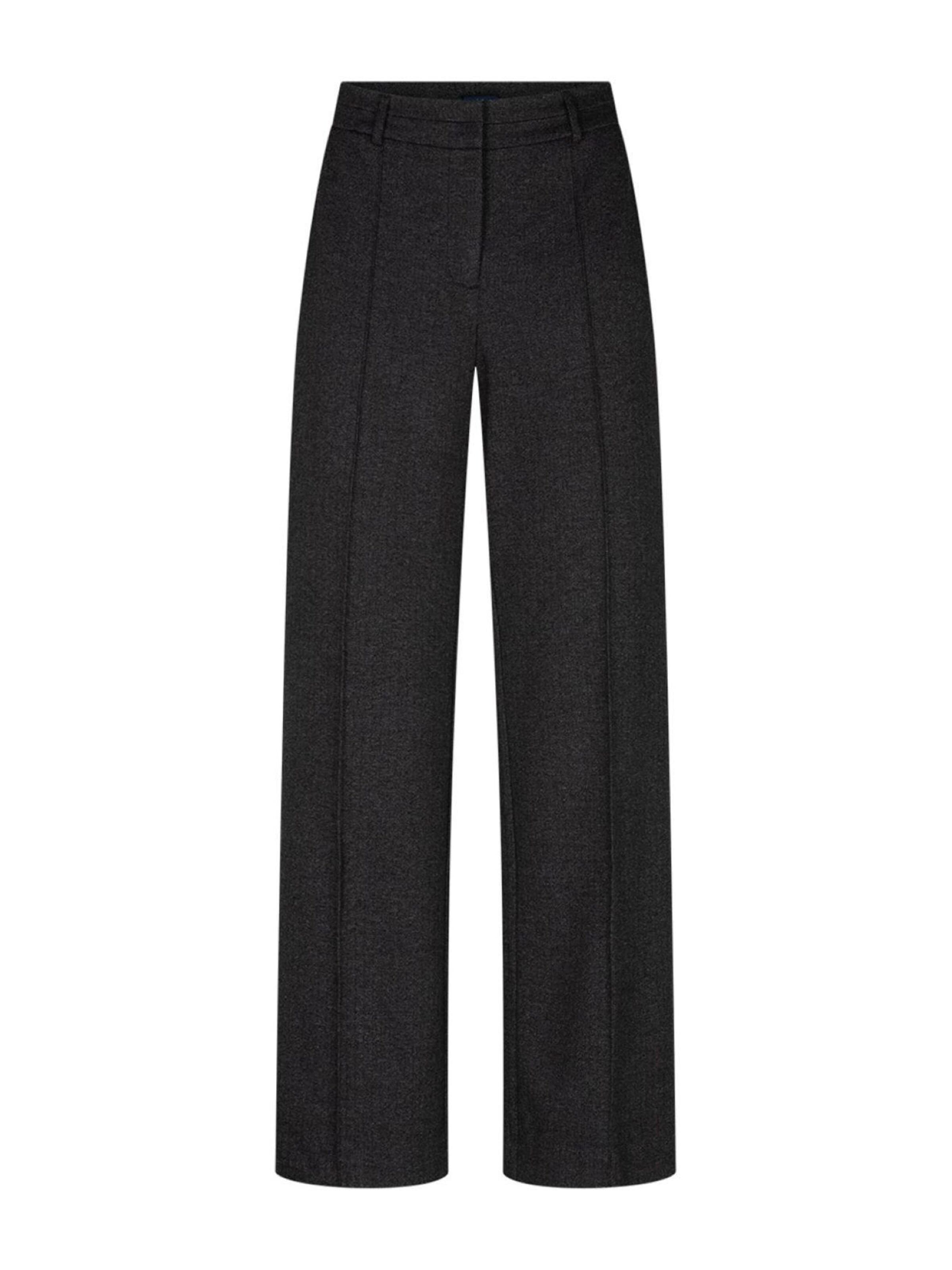 Red Button Trousers 'RB Claudette herringbone grey' in Grey: front