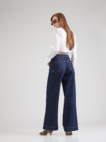 Hoermanseder Wide Leg Jeans in Blau