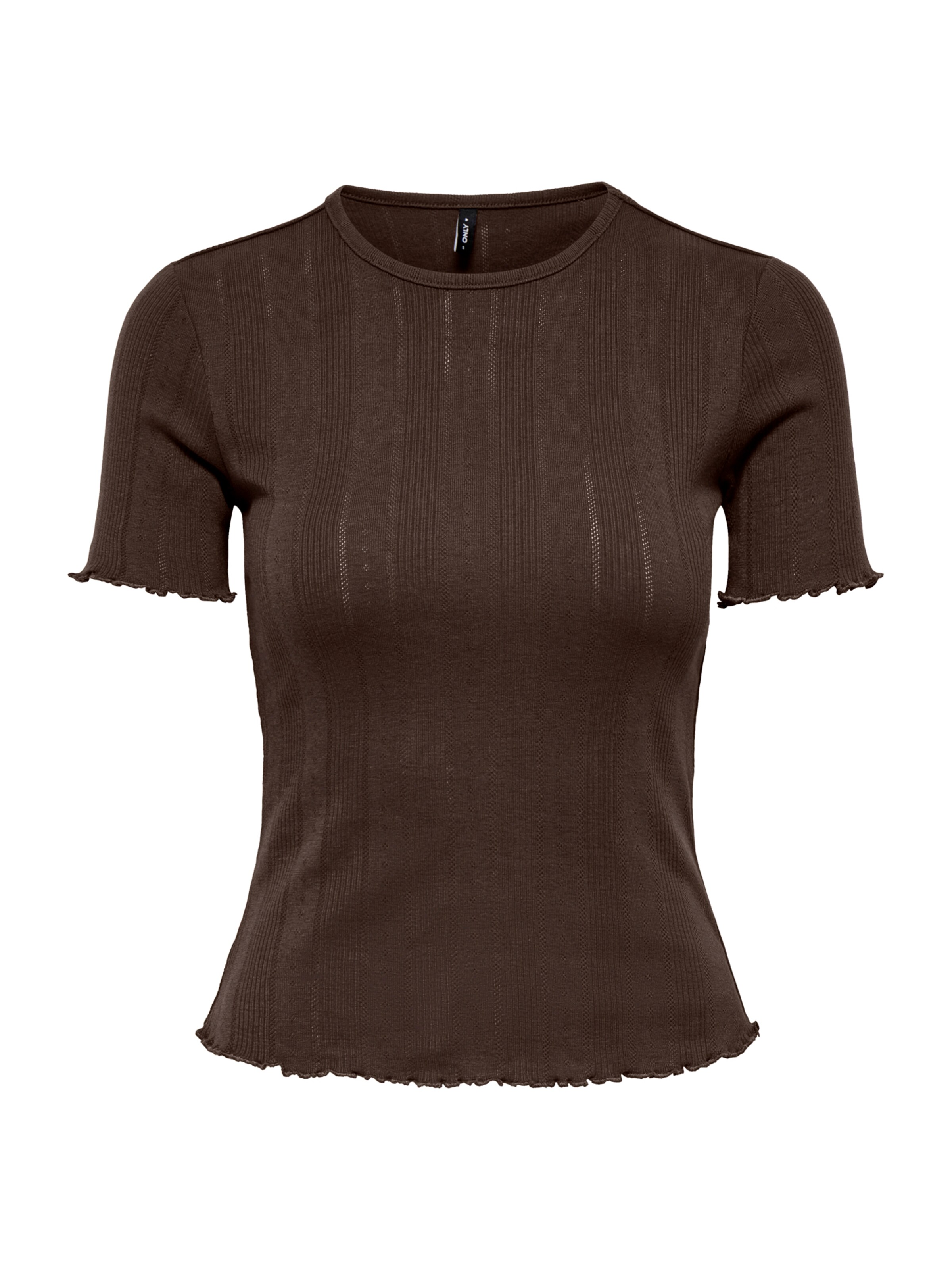 ONLY Camiseta 'ONLTENNA' en XS en marrón oscuro, Vista del producto