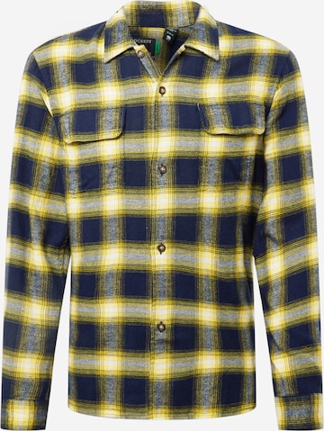 Dockers - Ajuste regular Camisa 'CAMP' en azul: frente