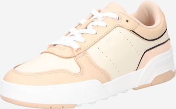 Baskets basses TOMMY HILFIGER en rose : devant