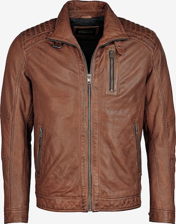 JCC Lederjacke in Braun: Vorderseite