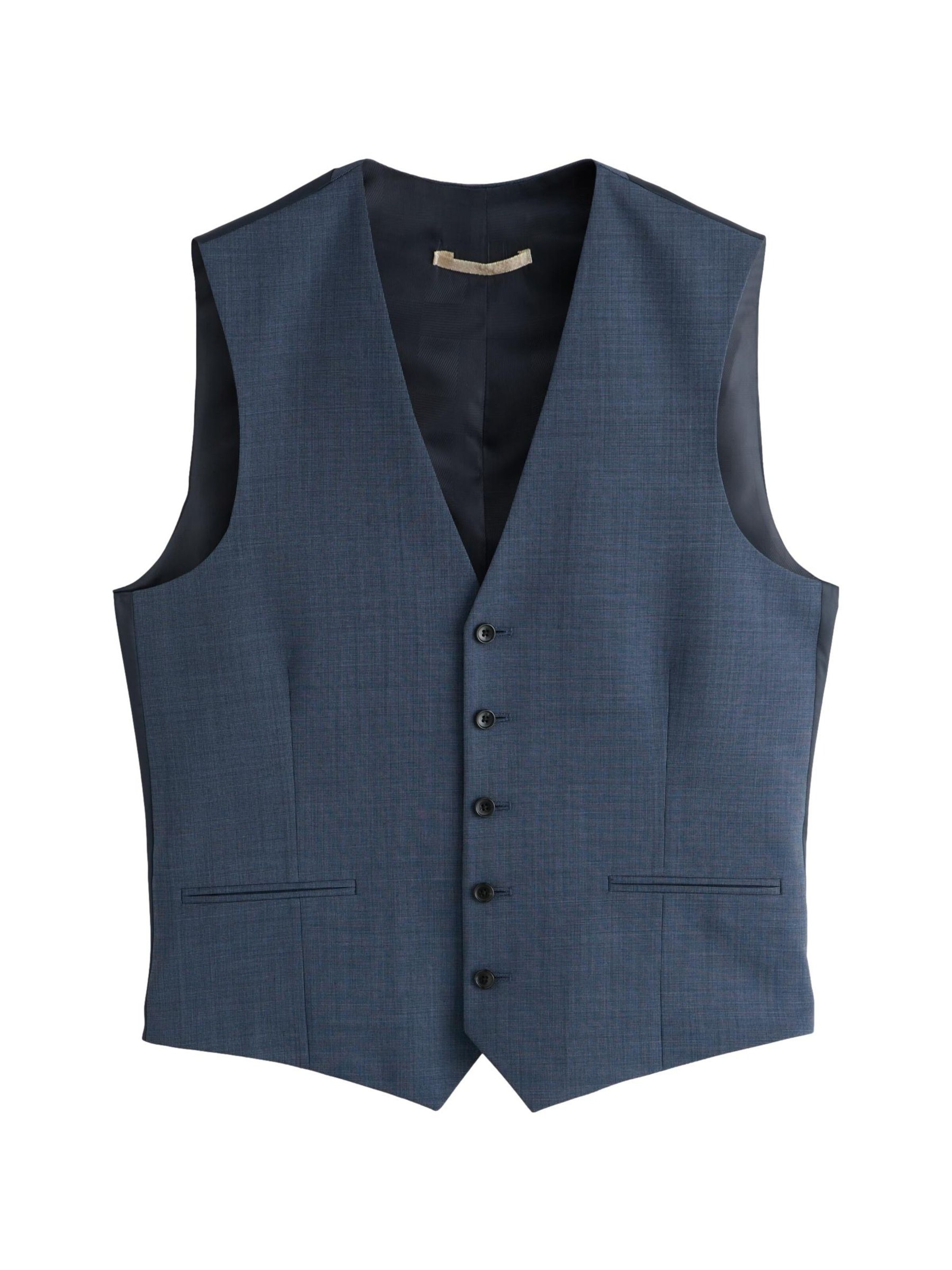 Next Suit vest 'N. Premium' in Blue: front