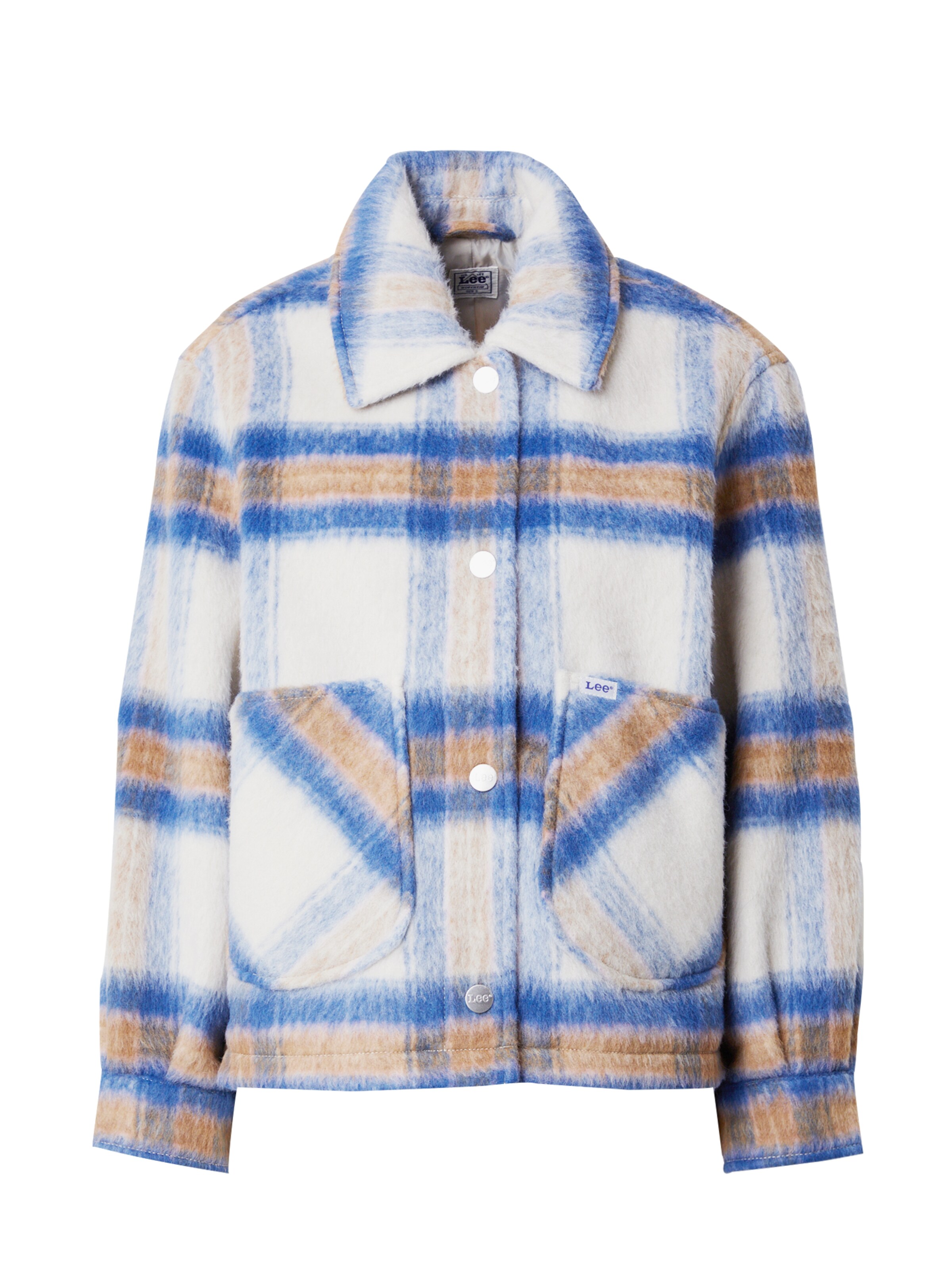 Lee Kevad-sügisjope 'CROPPED WOOL JACKET', värv beež: eest vaates