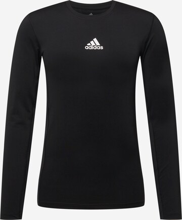 ADIDAS SPORTSWEAR Performance Shirt 'Compression' in Black: front