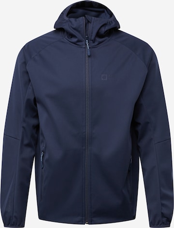 JACK WOLFSKIN Outdoorjas 'FELDBERG' in Blauw: voorkant