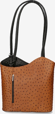 faina Rucksack in Braun: Vorderseite