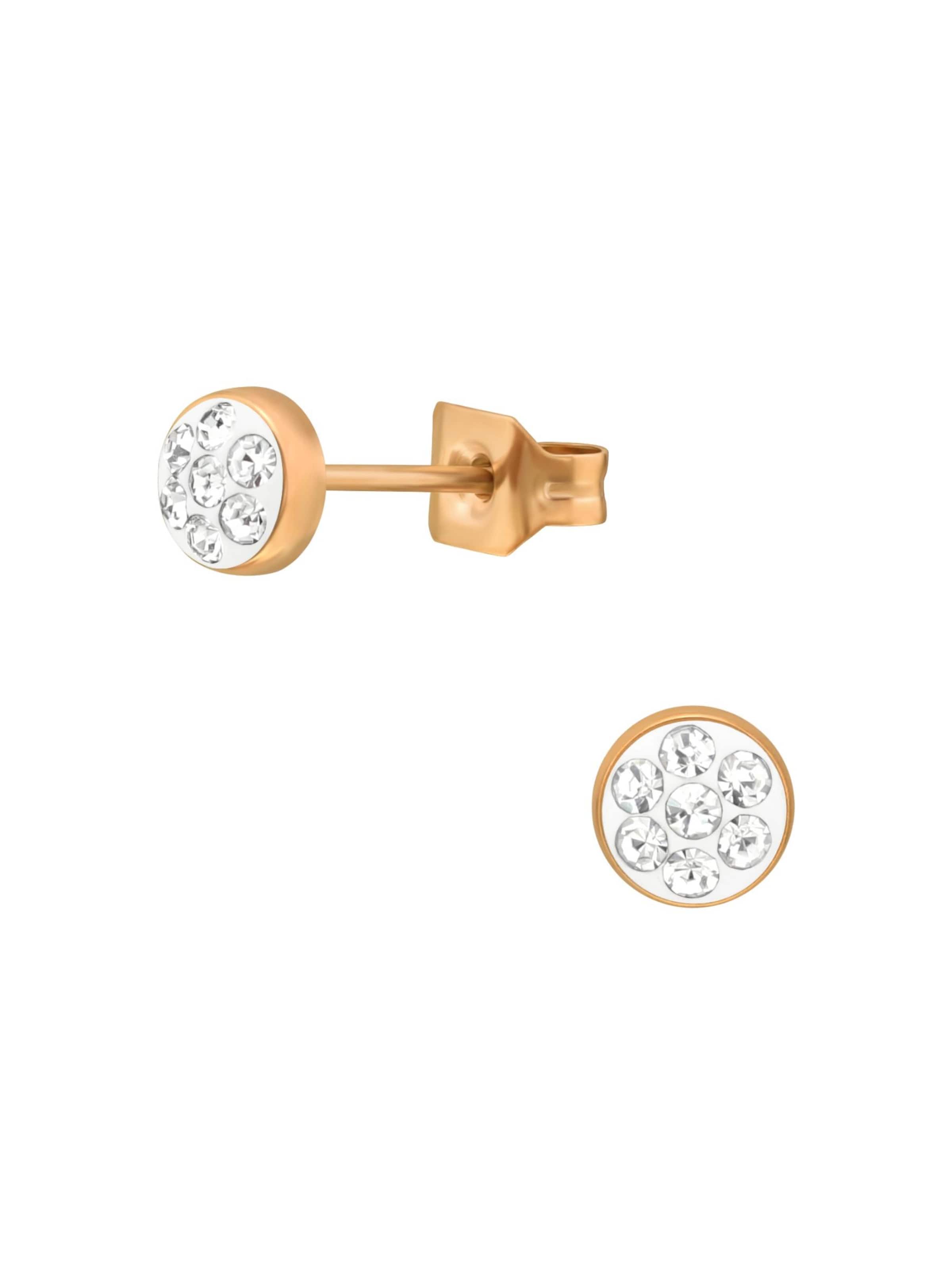 Maxte Earrings in Gold: front