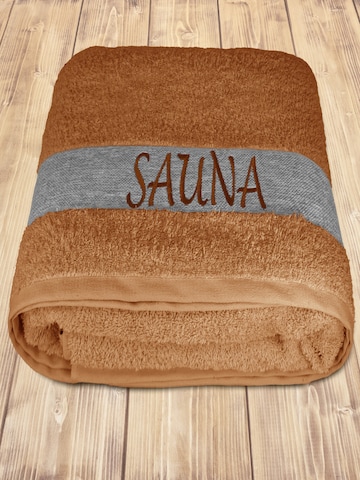 Lashuma Towel 'Lima' in Brown