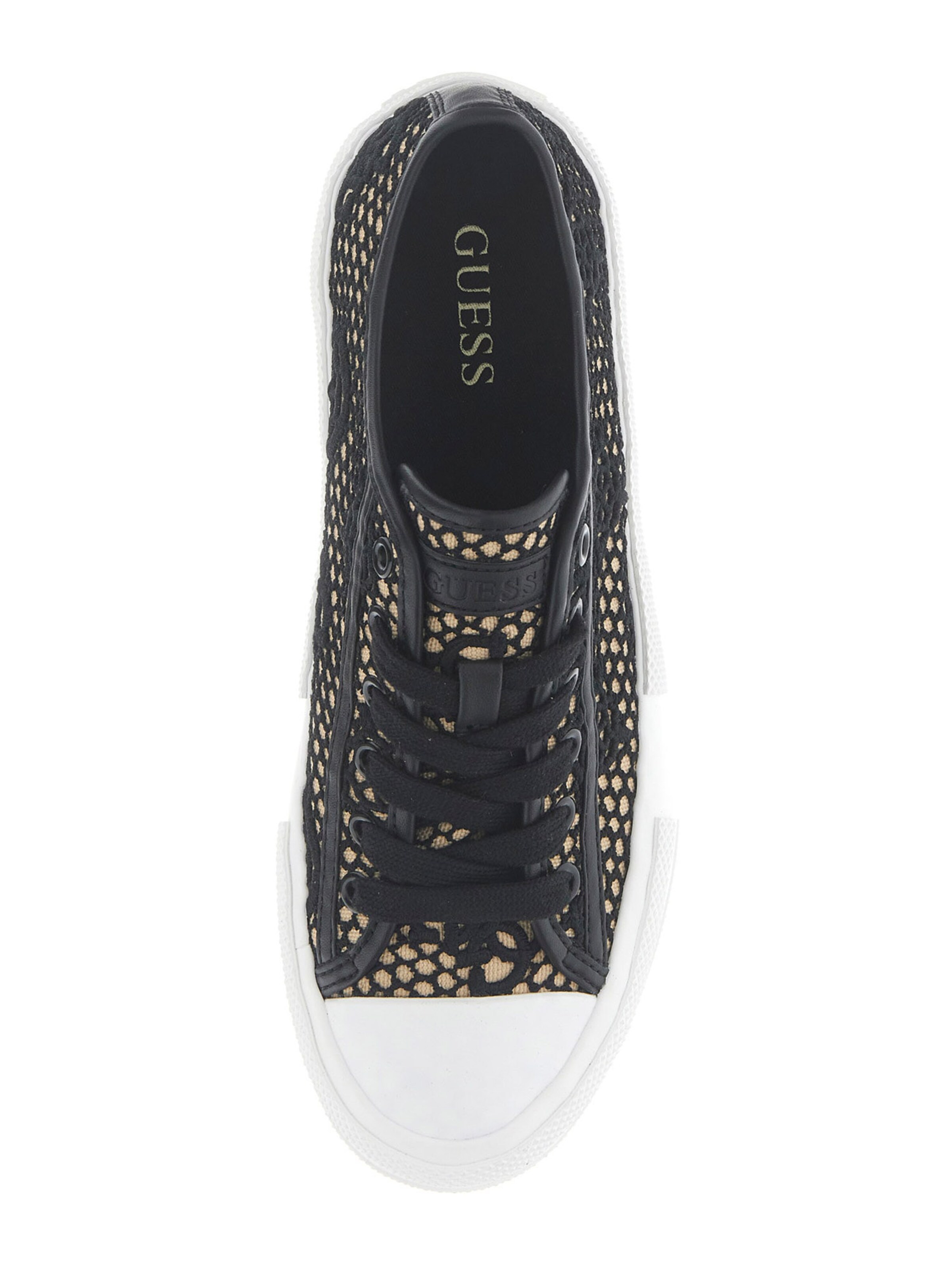GUESS Sneaker 'CAREY2' in Schwarz