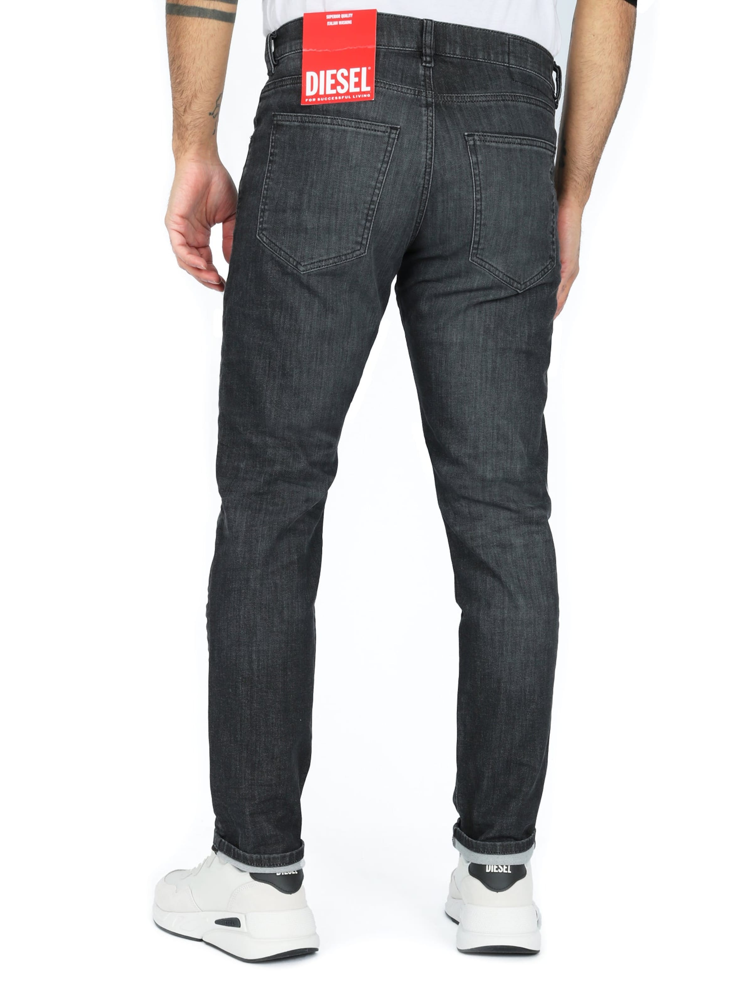 DIESEL Slimfit Jeans 'D-STRUKT SUPERSTRETCH JOGGJEANS'‌‌‌‌‌‌‌‌ in Grau