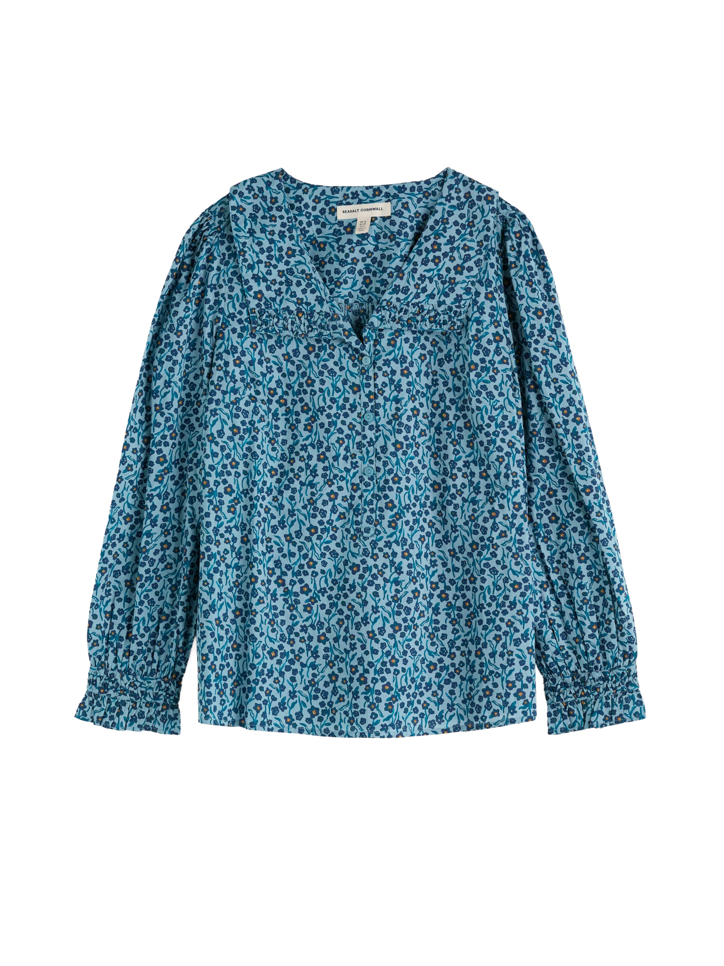 Seasalt Cornwall Bluse 'Ysella' in Blau: Vorderseite