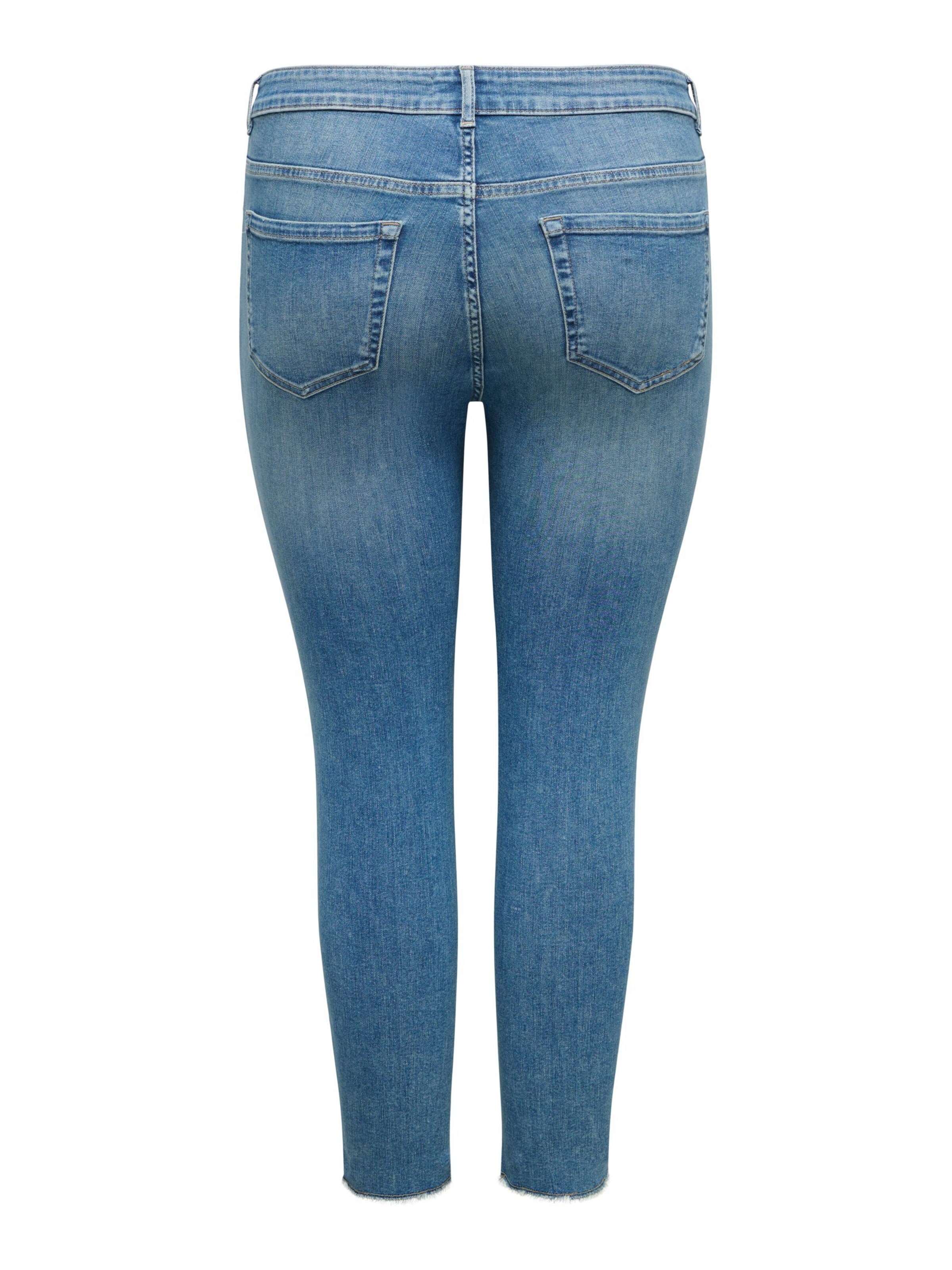 ONLY Carmakoma - Skinny Vaquero en azul