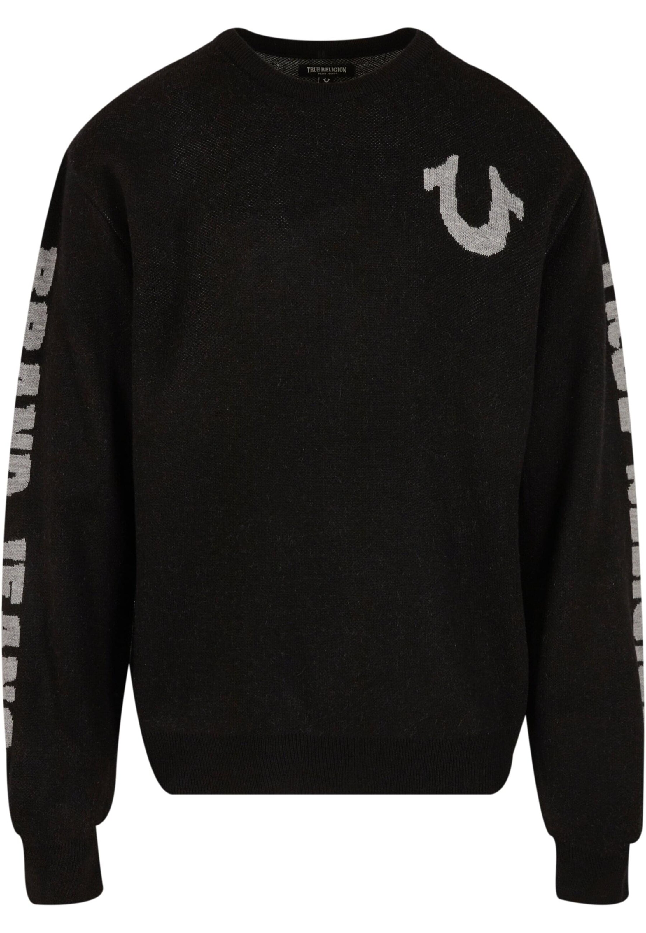 True Religion Svetr – černá: přední strana