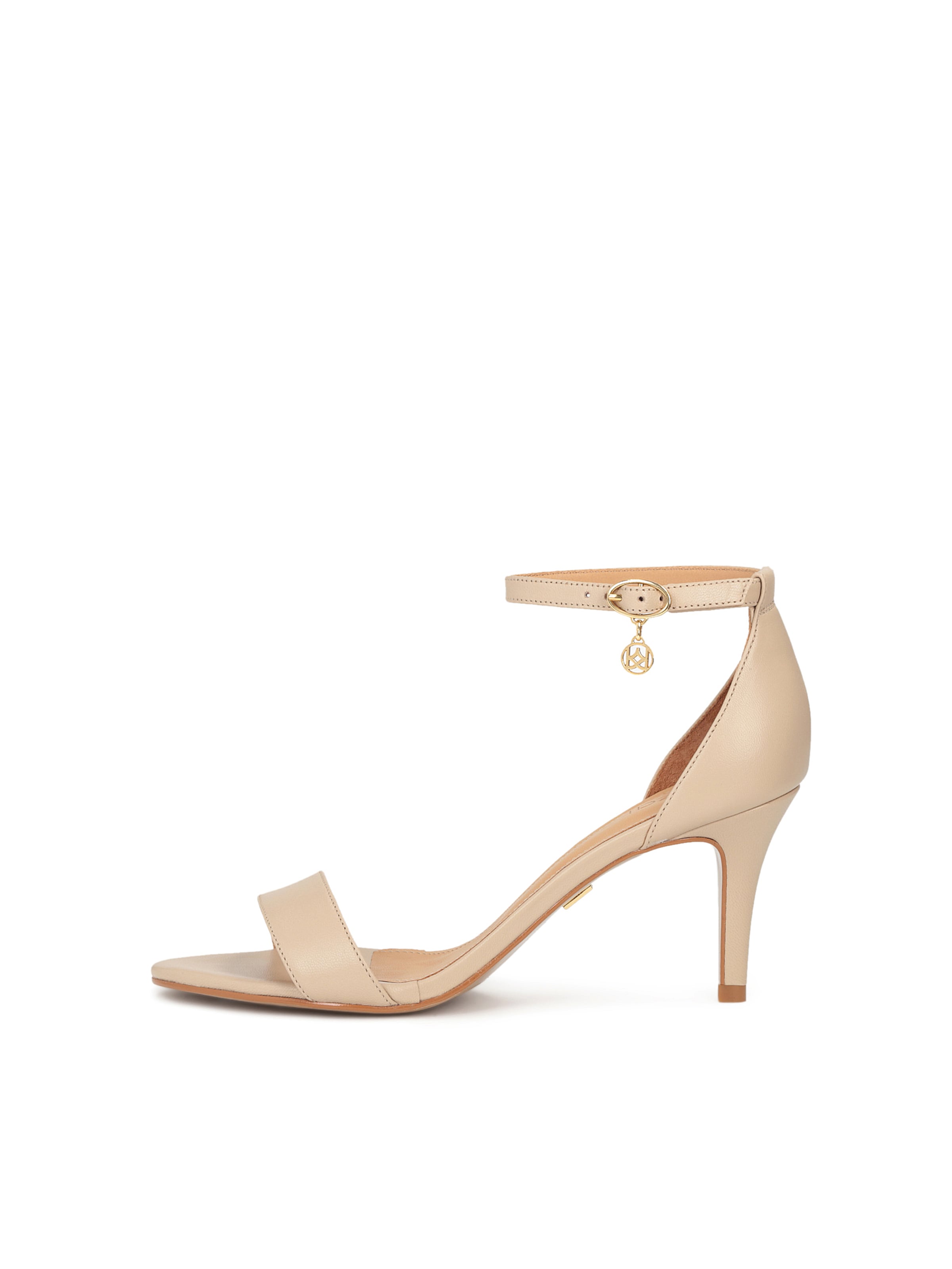 Kazar Sandal in Beige: front