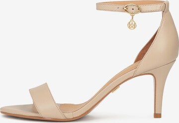 Kazar - Sandalias en beige: frente