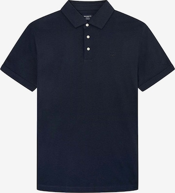 Hackett London Poloshirt in Blau: Vorderseite