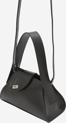 GCDS Handbag 'COMMA' in Black: front