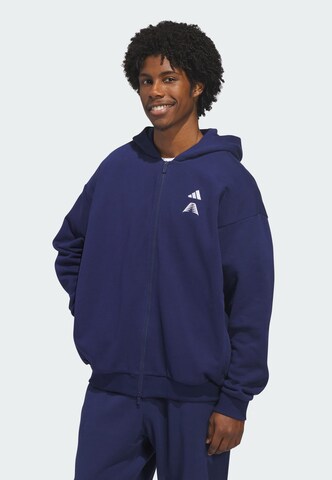 Veste de survêtement 'Adidas x FARM Saccosh' ADIDAS PERFORMANCE en bleu : devant