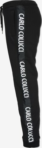 Carlo Colucci Regular Pants ' Carboni ' in Black