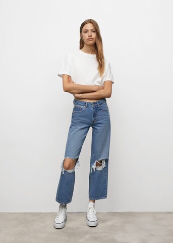 MANGO TEEN Regular Jeans 'Broken' in Blue