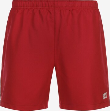 OUTFITTER Loosefit Sportbroek 'OCEAN FABRICS TAHI' in Rood: voorkant