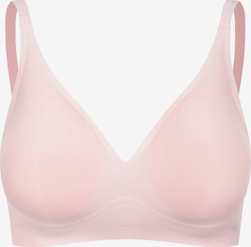 cfab Bra 'Air Sense Light Push Up Bralette' in Pink: front