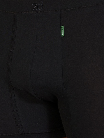 zd ZERO DEFECTS Boxer shorts 'Helios fly front boxer' in Black