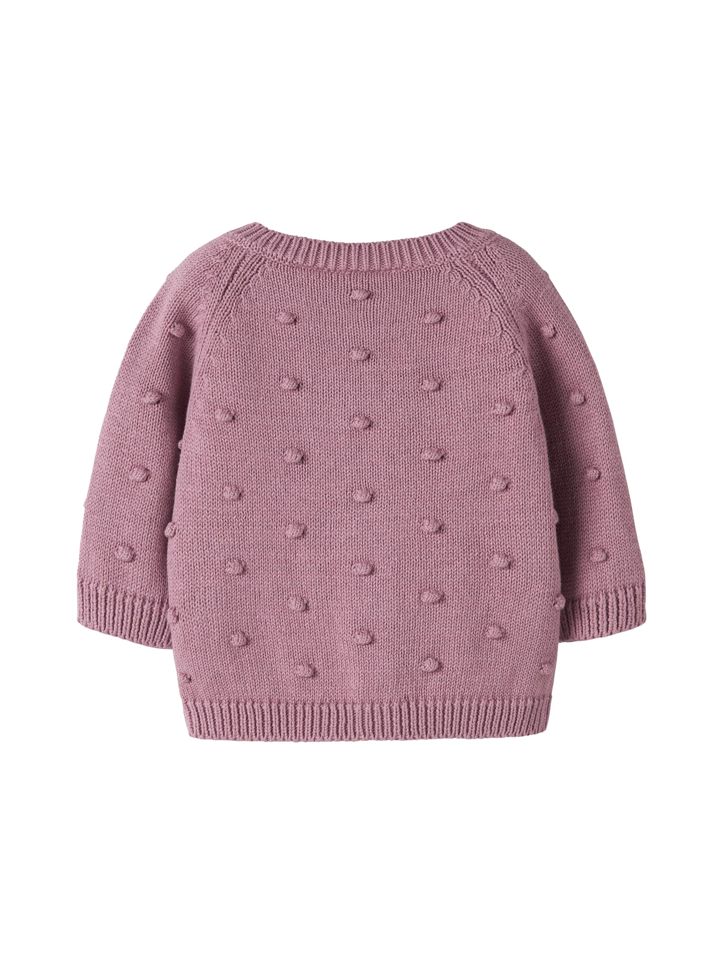 NAME IT Strickjacke 'NBFNASHA' in Lila